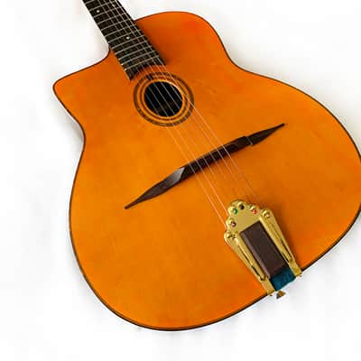 Cafe Americain Paris - 'Manon' - Gypsy Jazz Guitar - Made in France - LEFT HANDED - (with case) image 1