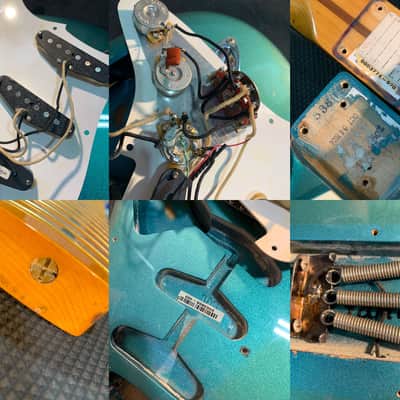 Fender American Vintage '57 Stratocaster Yamano Music 2004 Ocean Turquoise Metallic w/ OHSC image 23