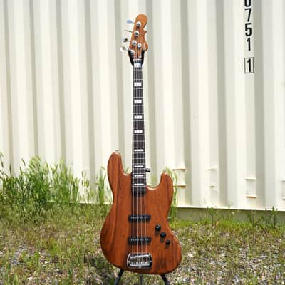 G&L USA Custom Shop JB Satin Frost 4-String Electric Bass Guitar w/ Black Tolex Case (2025) image 2