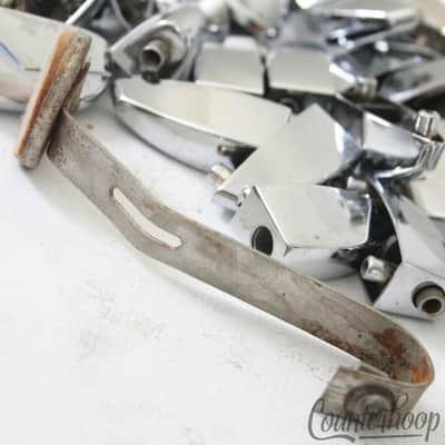 Bass/Floor/Tom Drum Lugs Pearl/Tama/Yamaha Parts Lot+Claws+Muffler Chrome+Screws image 2