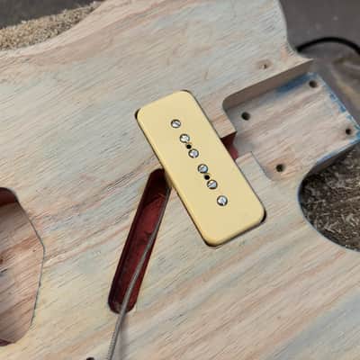 Guitar Mill Ultra Light Telecaster Body Loaded - Nitrocellulose P90 (no neck) image 12