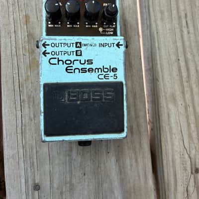 Boss CE-5 Chorus Ensemble Pink Label 1991 - 2001 - Blue vintage electric guitar vibrato image 2
