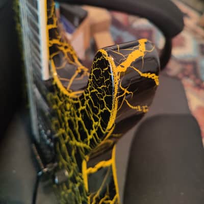 Jackson X Series SL3X DX Yellow 🟡 Crackle Soloist image 8