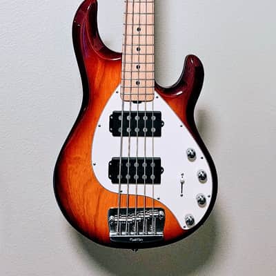 Ernie Ball Music Man StingRay 5 HH - Honey Burst with Maple Fretboard - 2012 image 2