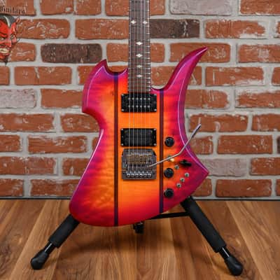 B.C.Rich Mockingbird Custom Tremolo Ultraviolet Sunburst 1985 w/Hardshell Case image 1