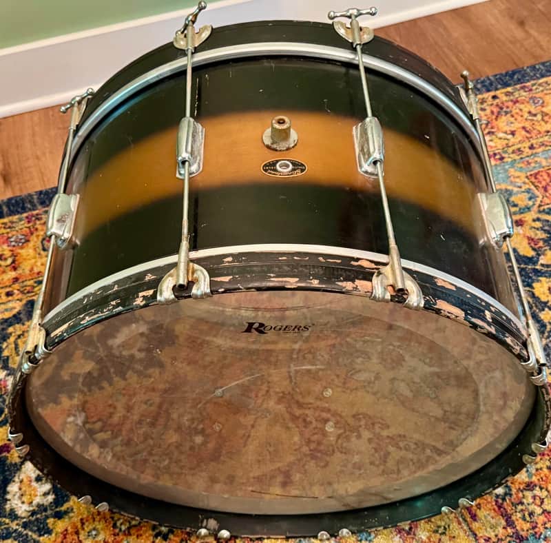 Slingerland 22 x 12" Bass Drum Vintage 40s 50s Duco Finish image 1