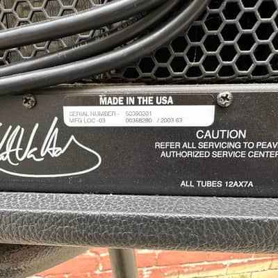 Peavey 5150 II 2-Channel 120-Watt Guitar Amp Head 1999 - 2004 - Black image 5