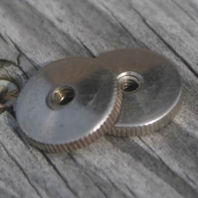 RARE Early 1960's Gibson ABR-1 Domed Nickel Thumb Wheels 1961 1962 1963 1964 image 1