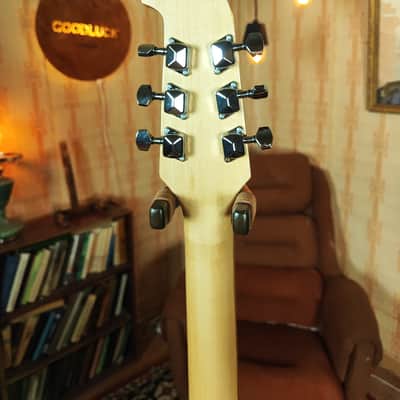 Orfeus Pirin Style Guitar Retro Eastern Europe Design USSR Reissue image 2