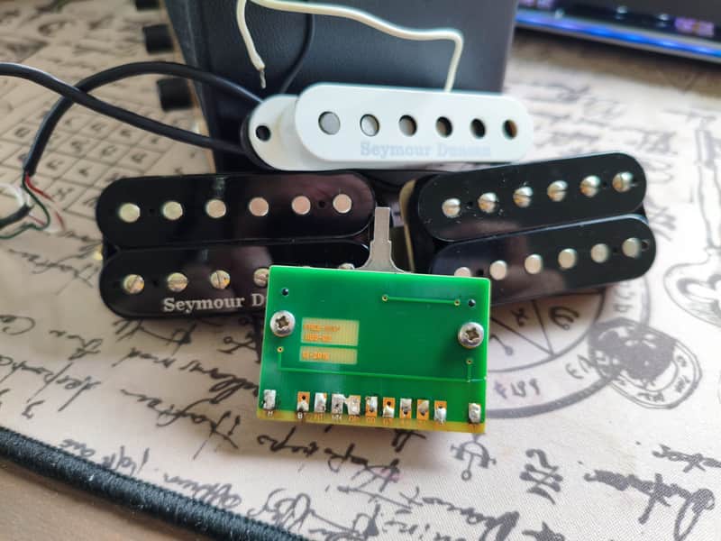 Seymour Duncan HSH Pack (TB-59 Bridge / SSL-3 RWRP Middle / '59 Neck) + FREE Freeway 10-Way Switch image 1