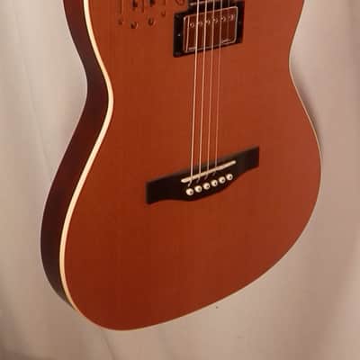 Godin A6 Ultra Natural SG Chambered-Body Electric Acoustic Guitar with gig bag Model # 032293F SF/B-stock (Restrung and set up for optimal playability) image 9