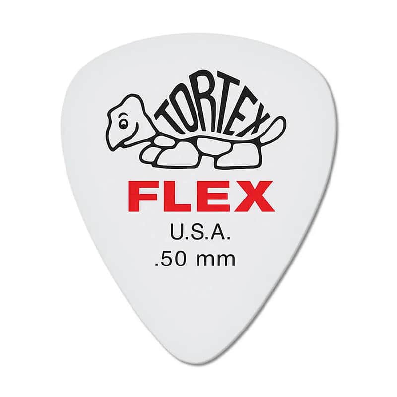 Dunlop 428P.50 Tortex Flex Standard .50mm Guitar Picks (12-Pack) image 1