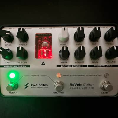 Two Notes Revolt Guitar 3 Channel Analog Amp Sim Pedal image 1