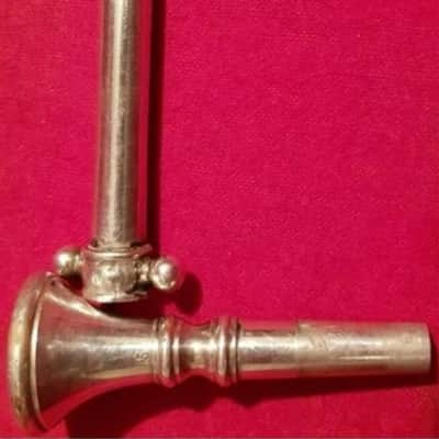 SML Strasser Marigaux Lemaire B Flat Silver Plated Cornet 1930s image 13