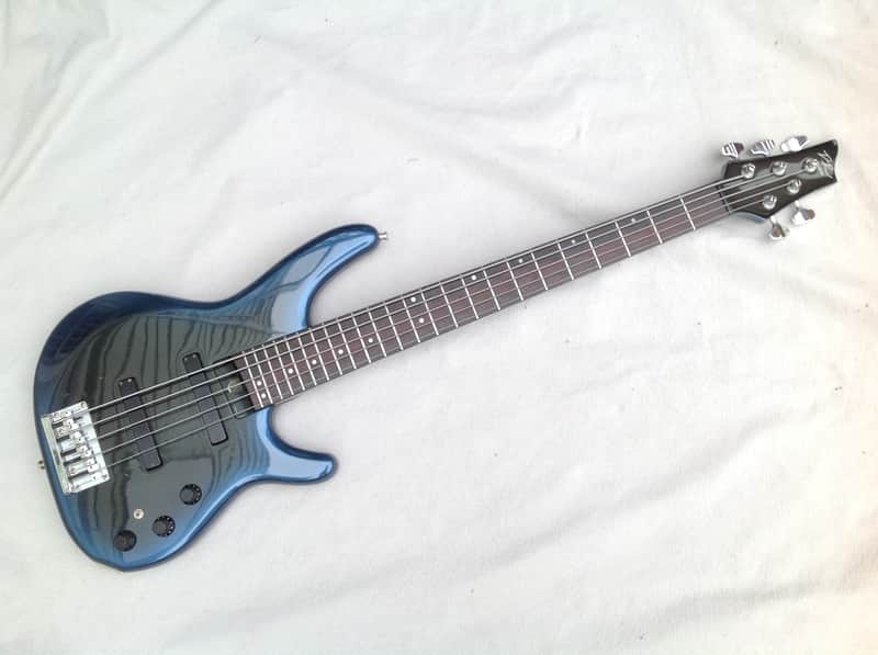 Heartfield by Fender DR-5 Blueburst 5-String Bass Made in Japan