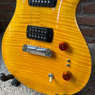 2020 PRS SE Paul's Guitar - Amber with Upgraded Kluson Locking Tuners image 2