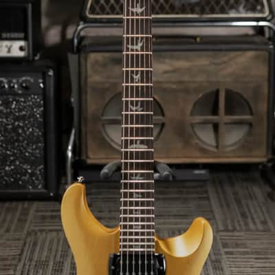 PRS SE CE 24 Solid Body Electric Guitar - Metallic Gold Stain with Gig Bag image 5