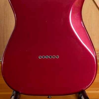 1981 Fender USA Stratocaster Hardtail Burgundy Mist refin - original pickups - original hardcase image 7