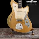 Novo Miris J - 2025 - Gold Top Gold / 1/4” Sawn Flame Maple / Tempered Pine. NEW, (Authorized Dealer)