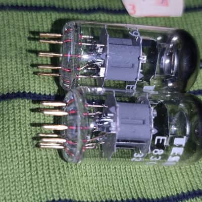 NEW TESLA E83CC 12ax7 ecc83 frame grid matched pair NOS NIB vacuum tubes not JJ image 3