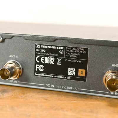Sennheiser ew 100 G3 Bodypack Wireless System 566-608MHz NO POWER SUPPLY CG01YQ1 image 8