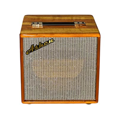 Unique Ashen 112 Yellow Custom Guitar Speaker Cabinet Redwood (empty) image 2