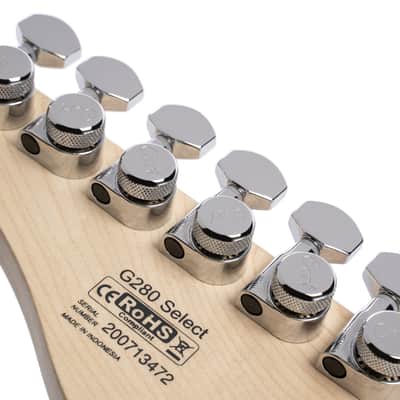 Cort G280SELECTTBK G Series Double Cutaway Electric Guitar - Trans Black image 5