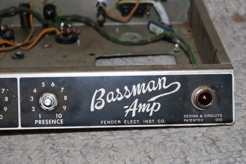 Vintage 1964 Fender Bassman Chassis - Project - For Restoration - No Tariffs