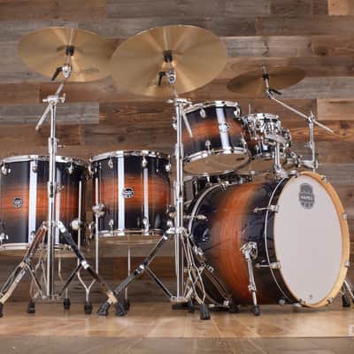 MAPEX ARMORY LIMITED EDITION 6 PIECE DRUM KIT, CARIBBEAN BURST, UK DRUM SHOW KIT image 13