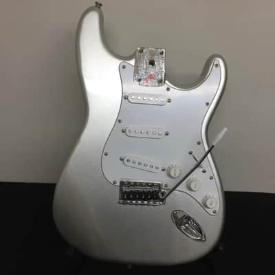 Unknown Loaded Strat Body 2020's - Silver image 1