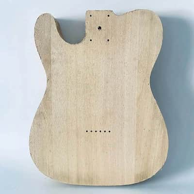 Harley Benton Tele Style Guitar Neck with HH Unfinished Body Set image 6