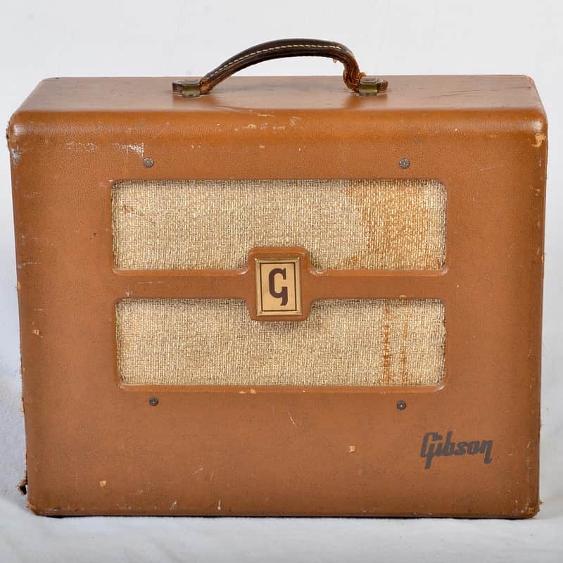 Gibson BR-6F 3-Input 10-Watt 1x10" Guitar Combo 1953 - Brown image 1