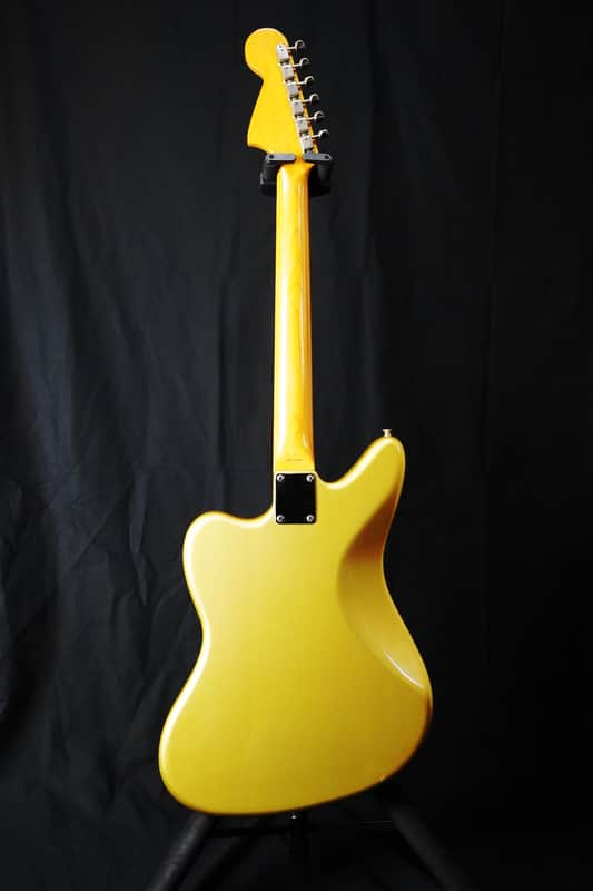 Fender Japan JG66-RC Jaguar 1994–1995 – Shoreline Gold, Matching