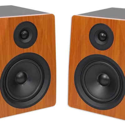 Pair Rockville APM5C 5.25" 250W Powered USB Studio Quality Bookshelf Speakers image 6