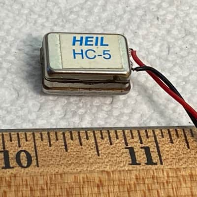 HEIL HC-5 Microphone Replacement Element - tested and working image 1