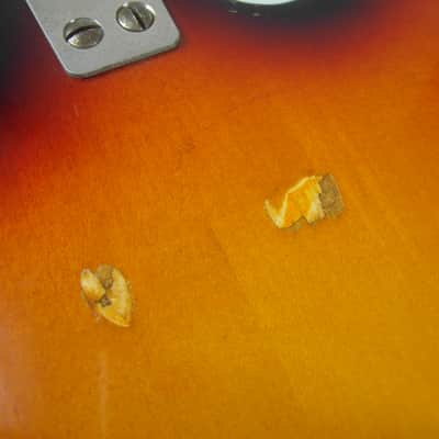 very rare vintage Klira Jazz guitar verythin seltene Jazzgitarre 60er f-Löcher aufgedruckt archtop image 9