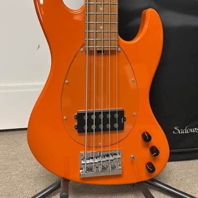 Sadowsky MetroExpress 21-Fret 5 String Vintage M Bass - Candy Apple Orange image 2