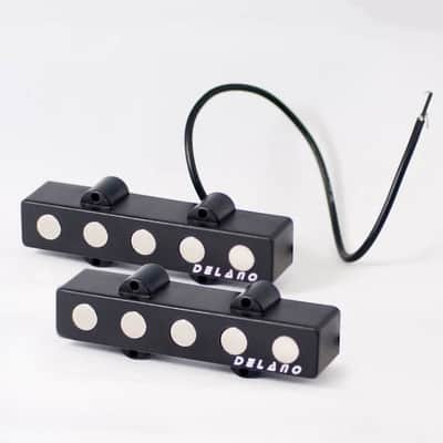Delano JMVC5 FE/M2-AS 5 String Jazz AS S Size Split Coil Neck Pickup image 2