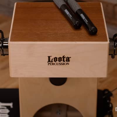 LOOTA PROFESSIONAL DRUM KIT BUNDLE, NATURAL ARCTIC BIRCH, WITH RIGHT FOOT PEDAL image 5
