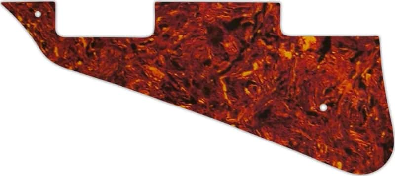 WD Custom Pickguard For Left Hand Gibson Les Paul Standard Or Les Paul Custom #05W Tortoise Shell/White image 1