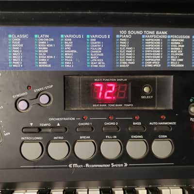Vintage Casio CT-700 Tone Bank Keyboard Multi-Accompaniment System, Works Superbly! image 4
