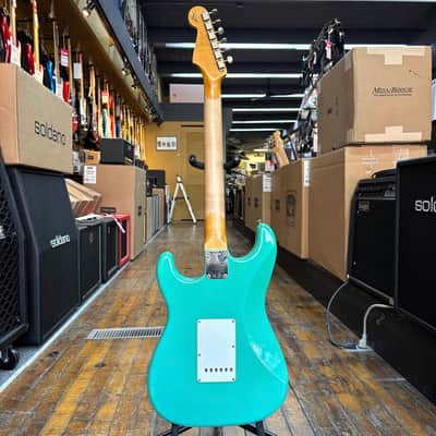 Fender Custom Shop Limited L-Series 1964 Stratocaster Journeyman Relic Aged Sea Foam Green w/Hard Case image 6