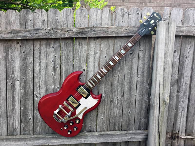 Aged/Relic 1996 (Korea!) Epiphone SG G-400 Cherry with Bigsby