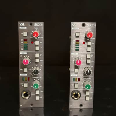 Solid State Logic (PAIR of) SiX CH 500-Series Channel Strip Module (2x) 2024 - Grey image 2