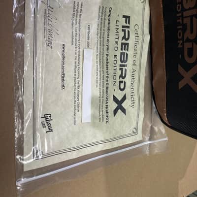 Gibson FIREBIRD X - Limited Edition Accessory Pack 2011 - Limited image 3
