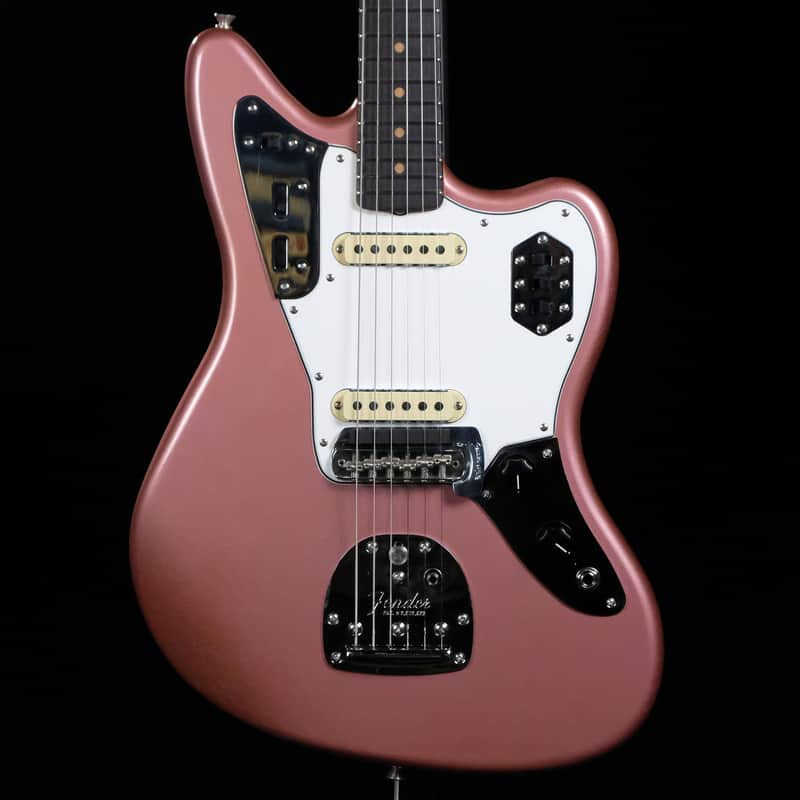 Used Fender Custom Shop '63 Jaguar DLX Closet Classic Electric Guitar - Aged Burgandy Mist Metallic