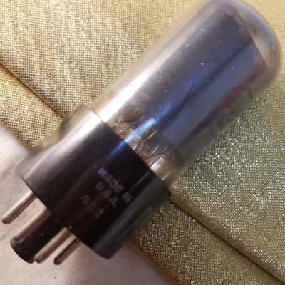 RCA Perfect 0% Tight Matched Pair (2) 6V6GT tNOS AT1000 TESTED Vacuum Tubes greyglass black plate Beam Power 6V6 1945-1958 image 7