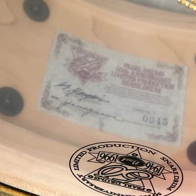 Pearl Pearl 50th Anniversary Snare drum 1996 image 11