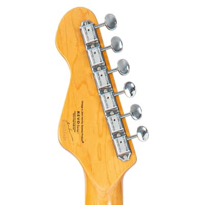 Vintage REVO Series 'Surfmaster Thinline' Twin Electric Guitar ~ Greenburst image 8