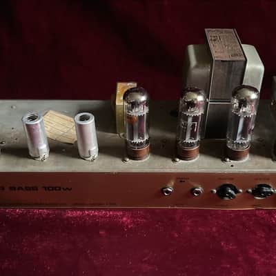 1968 Marshall JMP Super Bass 100 PLEXI Hendrix Page Kossoff image 3